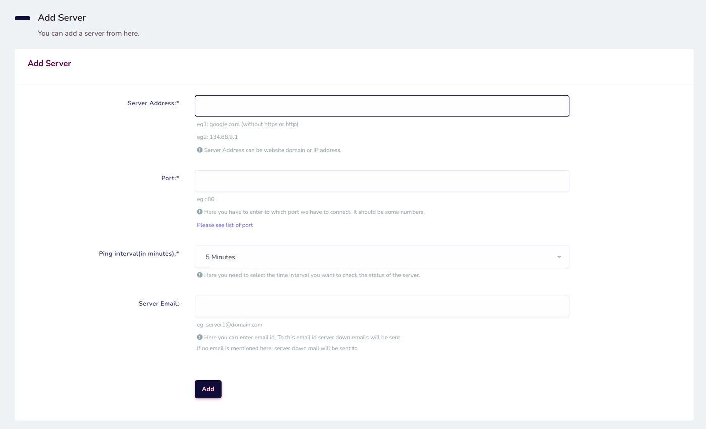 Fig 5.2 &mdash; Adding a server